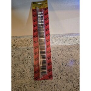 T&E Tools 17 Piece 3/8" Drive Metric Sockets (6 Point)